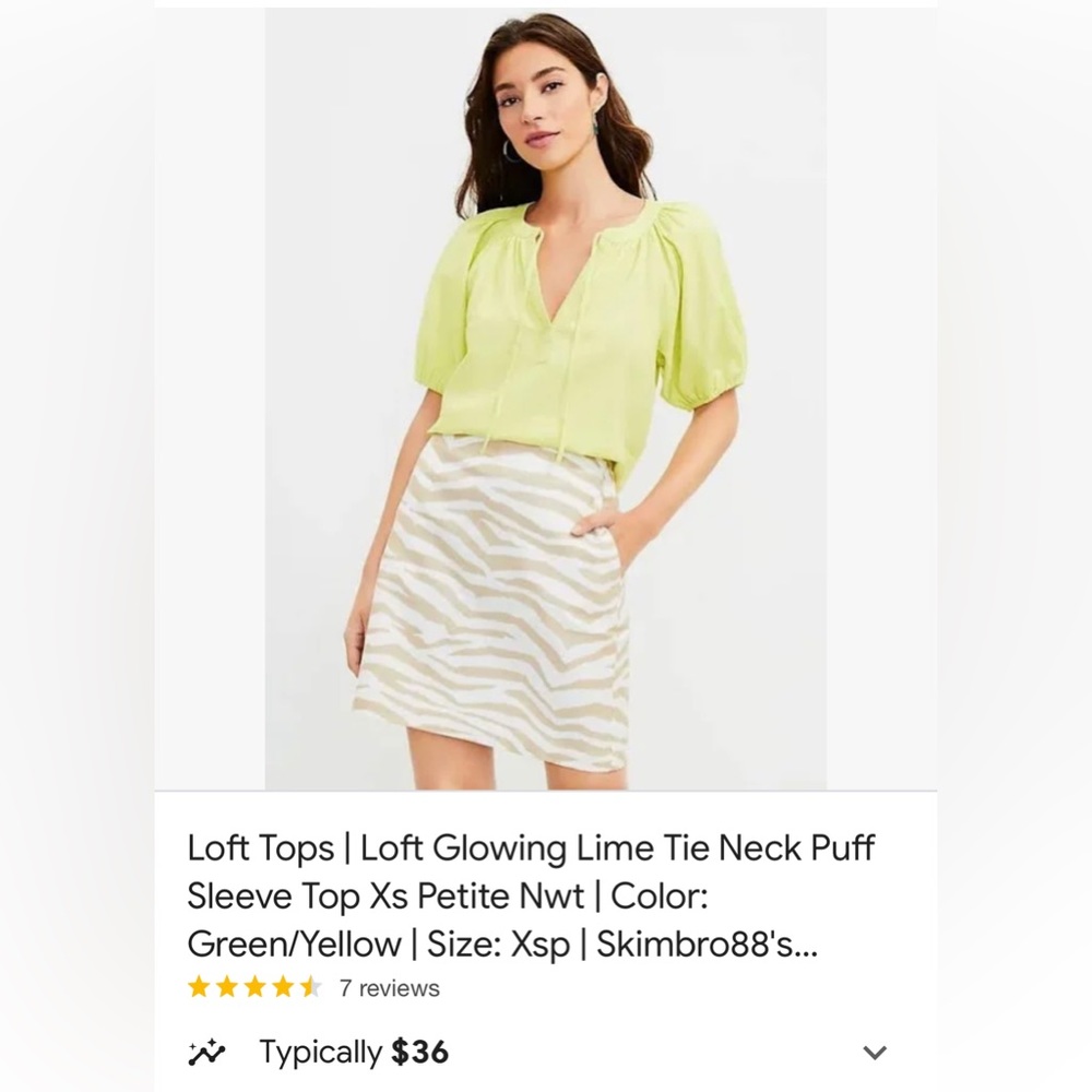LOFT linen blouse